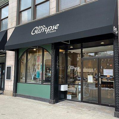 Glimpse Vision is located in Chicago's Gold Coast neighborhood specializing in eyewear, sunglasses, exams and contacts.