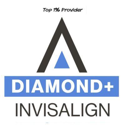 Dr. Contro has earned the highest level of Invisalign experience: Diamond Plus.