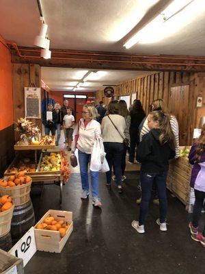 Line for donuts (first day of season)