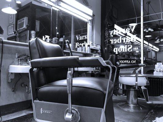 Barber chair - Varsity Barber Shop