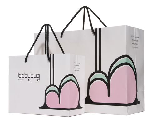 Custom Printed Paper Bags 2 SIzes