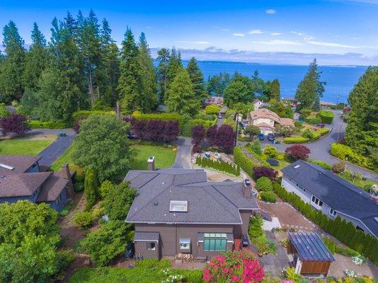 Spectacular Edmonds Listing! Sitting on a huge lot and with sound views!