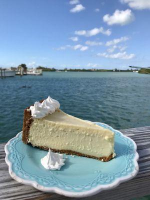 Their delicious key lime pie!