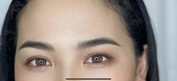 Natural eyebrows after 3 weeks  Chân mày tự nhiên sau 3 tuần