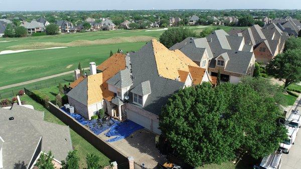 RJW Construction roof install