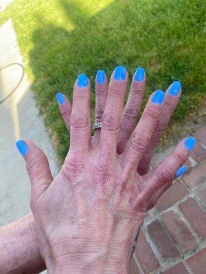 Gel manicure done in 15 minutes...