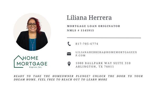 Liliana Herrera Home Mortgage Consultant