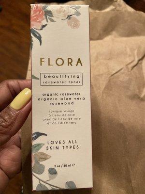 FLORA - organic rose water toner