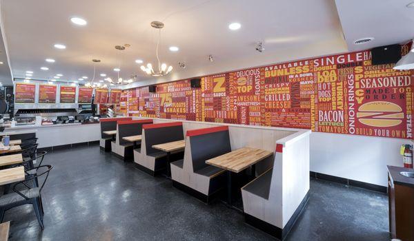 Inside of Z Burger Bethesda!