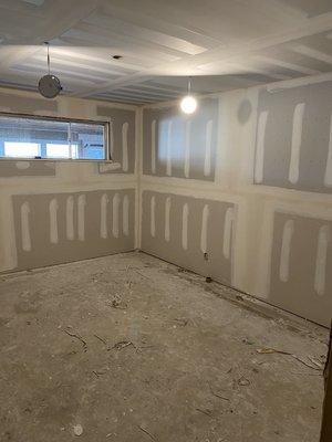 Drywall install