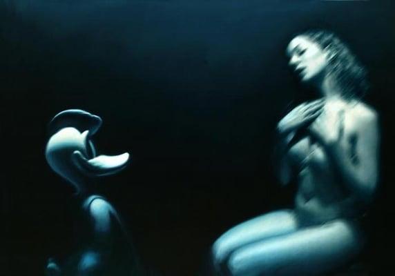 Leda & the Swan, by Helnwein, represented by Modernism