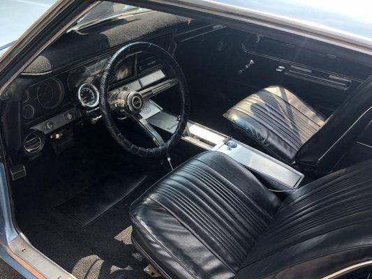 1967 Impala SS interior.