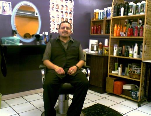 Paco. Great Haircuts. Ask for him to cut your hair. But they are all good at Antonias.