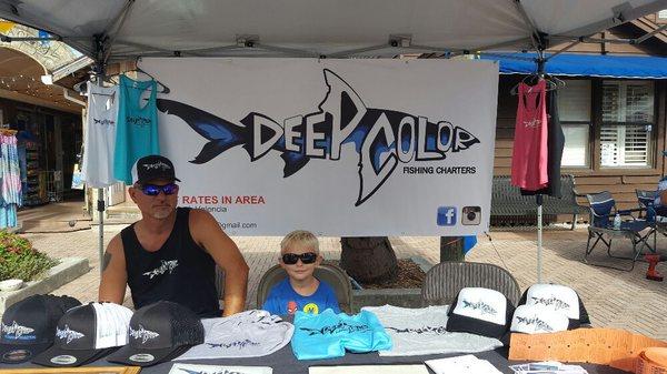 Deep Color Fishing representing at the John's Pass Seafood Festival