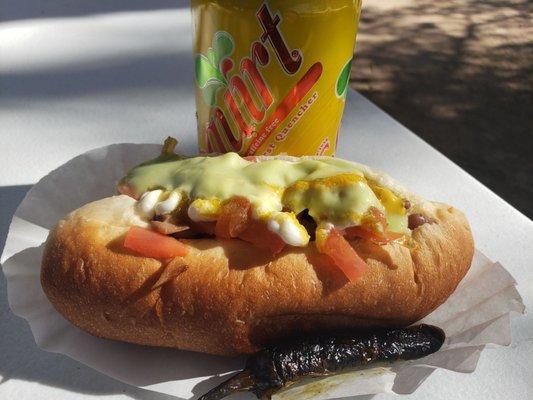 Sonora hotdog wirh guacamole...Game changer!