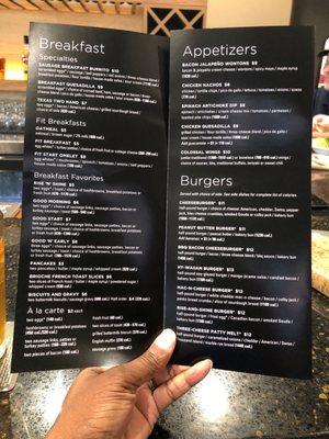 Market menu