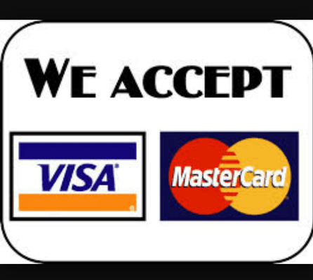 For our passengers convenience accepted credit / debit cards in our cabs!