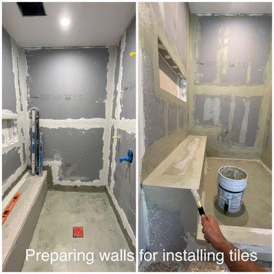 Preparing Walls for Installing Tiles