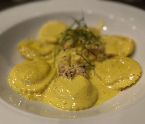 Lobster ravioli