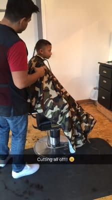 Marco Acedo!  Best barber in Pocatello - check him out!!