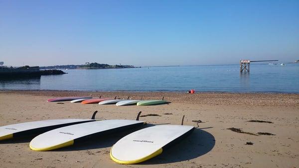 Boards ready for the day at Pavilion!