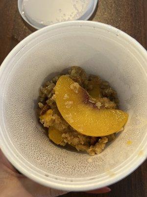 Peach crisp