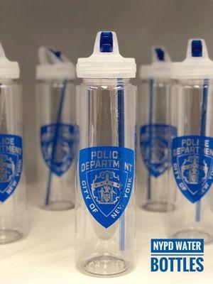 MezzoPrint NYPD Custom Water Bottles