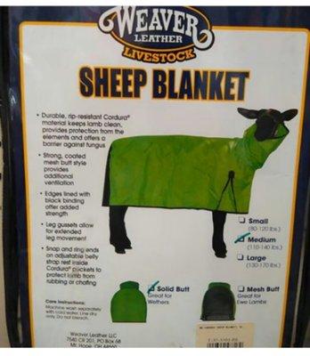 If you need a sheep blanket this is your place.