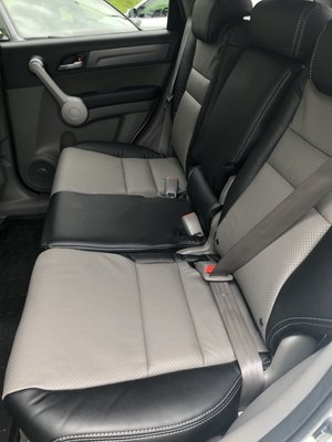 Custom leather interior on my 2007 Honda CRV