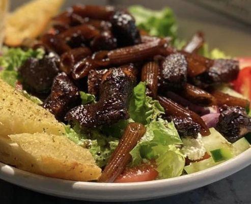 Balsamic Chicken Salad from Mimmo's Pizzeria & Restautant in Essex, VT.  Simply the best!!!