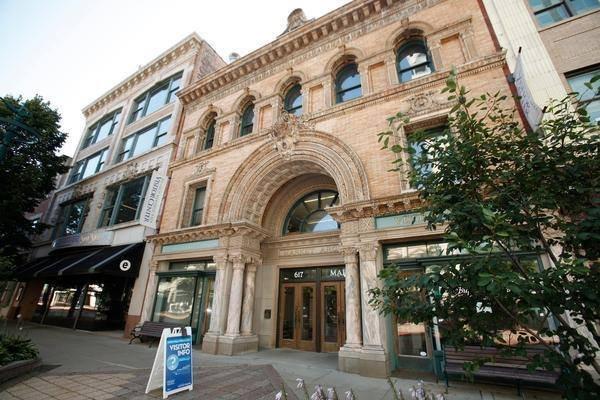 The Market Arcade Building, Where CEPA Gallery is located - Main Street Entrance.