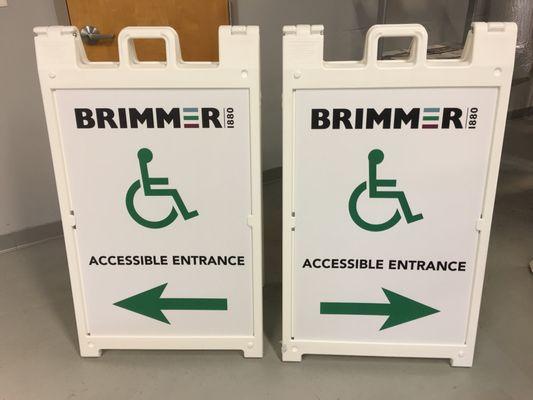 Sandwich Boards (A-Frames) for Brimmer and May School