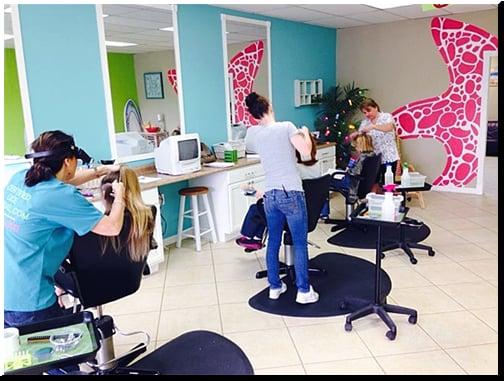 The Lice Boutique, Certified Lice All Natural Removal.  Read or watch movies while we work.  Treatment is Guaranteed!!