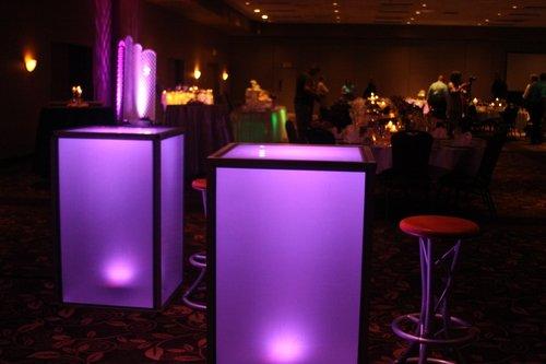 LED Cocktail Tables