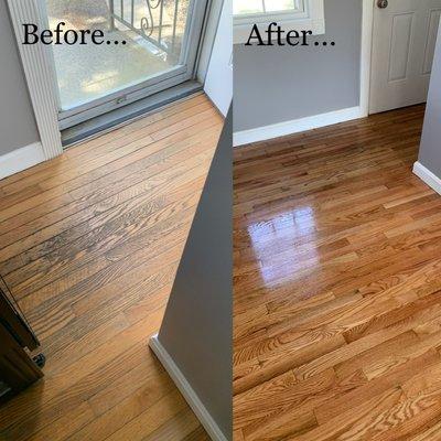 Our floor restoration services are certain to make your home look new.