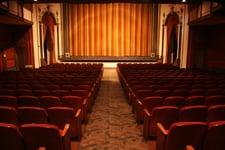 Downstairs theatre with old carpeting (2010)