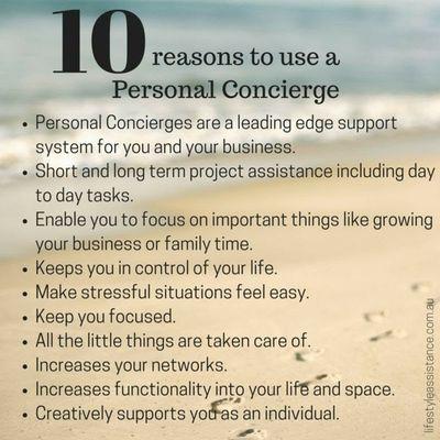 How could everyone benefit from having their own personal concierge?