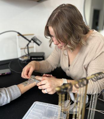 NEW SERVICE! Permanent Jewelry has entered Meraki  Reach out to schedule your appointment and mention this post for a discount!