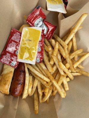 Hot dog & fries