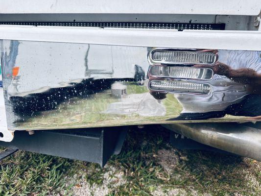 This is my bumper four months after I picked it up from George American bumper