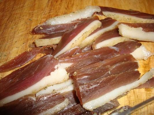 Spiced duck prosciutto :)