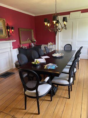 This picture truly doesn't do the dining room justice, but this is a great area to take a break or sit down and eat some food to go.