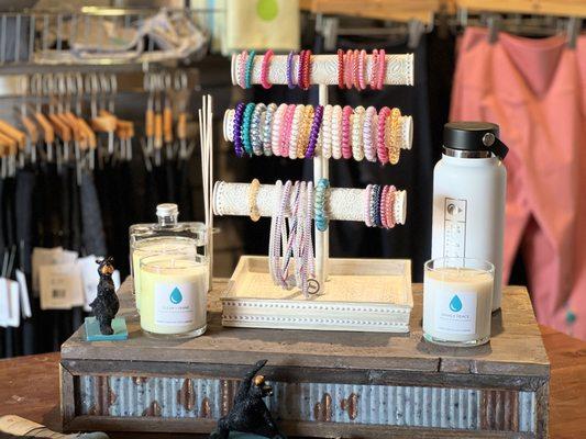 stocked with all your yoga accessories