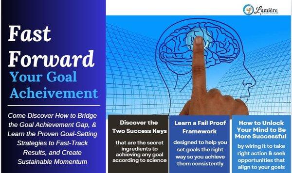 Explore the missing pieces in achieving your Bigger Goals & equip yourself with the tools for lasting success Without the Hustle & Grind!