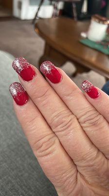 Sparkling manicure