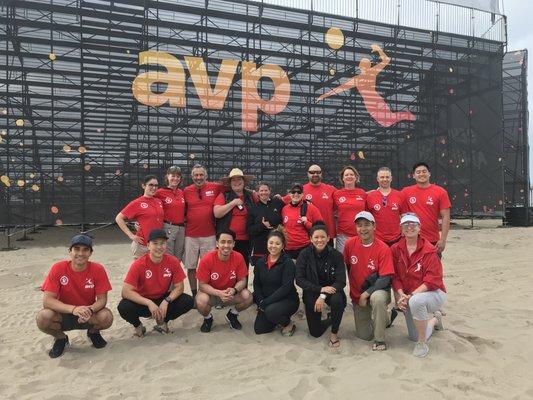 AVP beach volleyball medical team, Huntington Beach