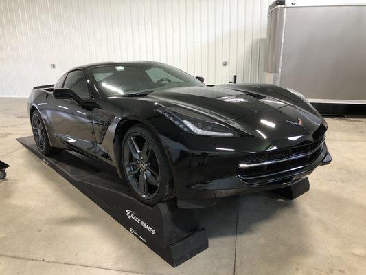 We just wrapped up this XPEL Clear Bra on this C7 Corvette for our friends at Premier Detailing.