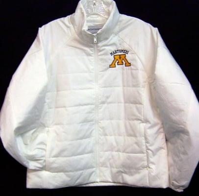 Jacket with school logo