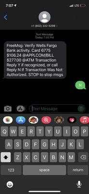 Fraud texts