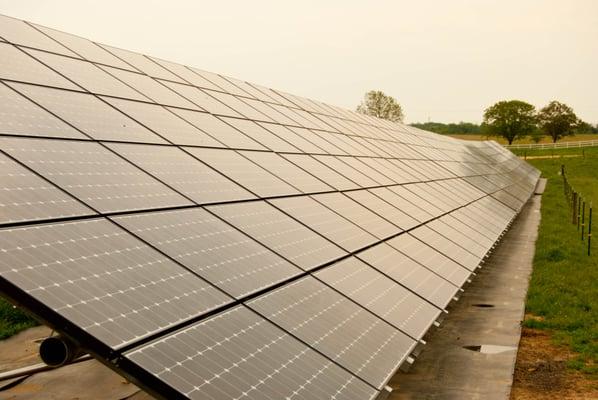 This solar array installed at Delmarva Feed in Kennedyville, MD powers the entire mill operation and 3 residential homes!